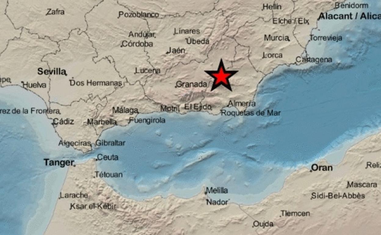 Un terremoto entre Almería y Granada alerta a ambas provincias