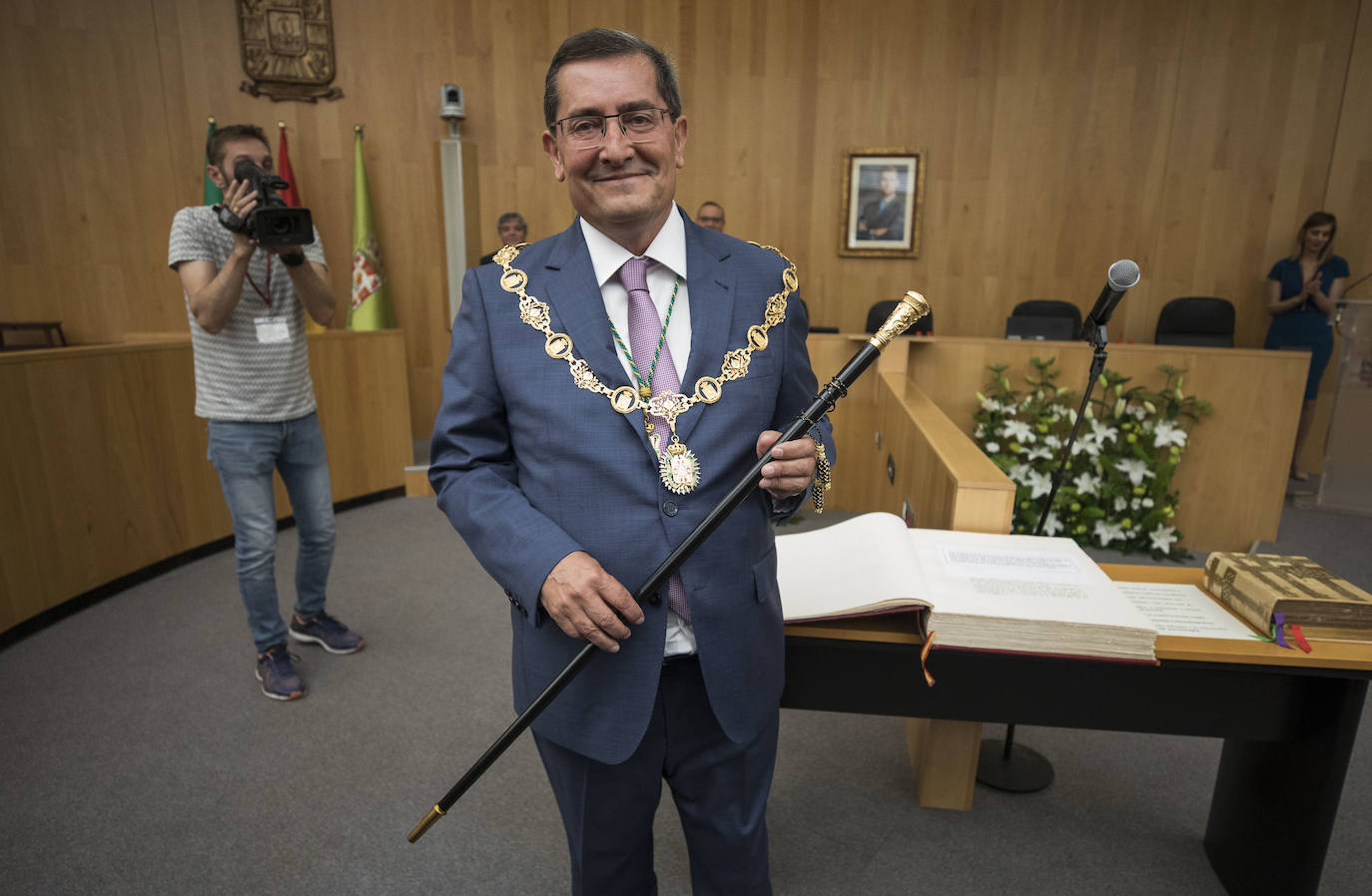 José Entrena ha sido reelegido presidente contando con los votos de PSOE, Adelante, IU y Cs