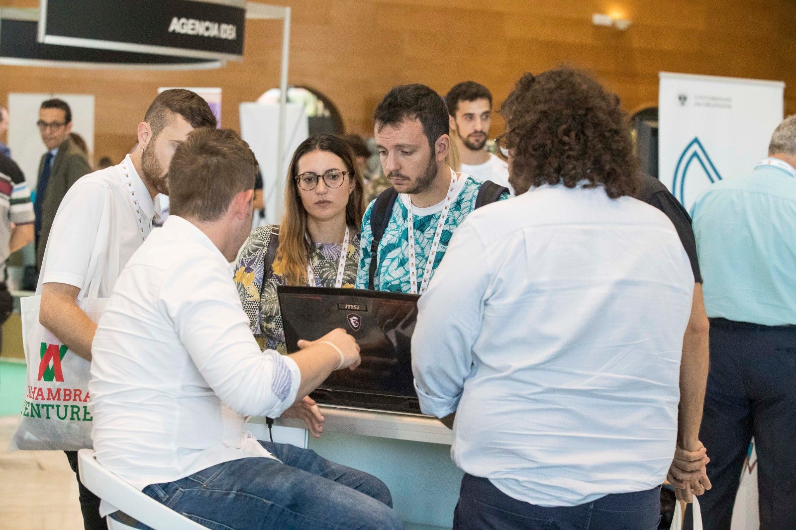 Intensa actividad en todo el palacio para conocer los proyectos más innovadores