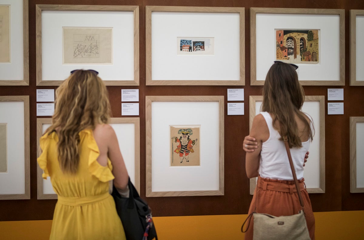 Así es la exposición de 'El sombrero de tres picos. 1919-2019. Un singular proceso creativo'.
