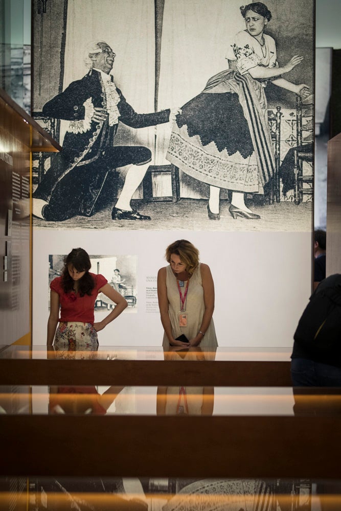 Así es la exposición de 'El sombrero de tres picos. 1919-2019. Un singular proceso creativo'.