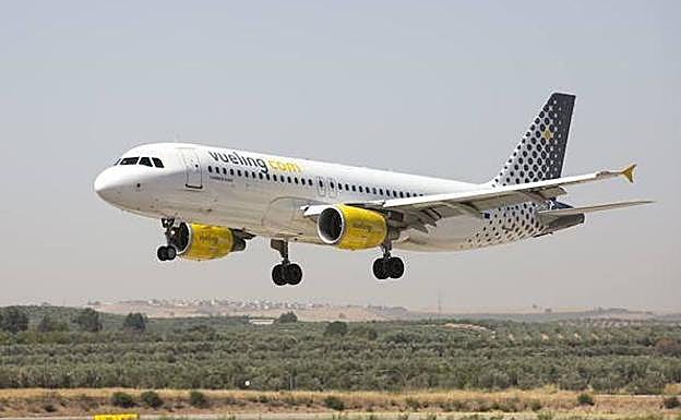 Un avión de la compañía aérea 