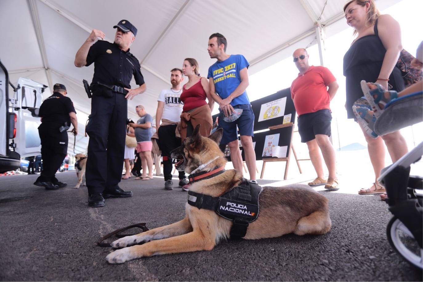 Cientos de personas visitan en Motril el buque Infanta Cristina