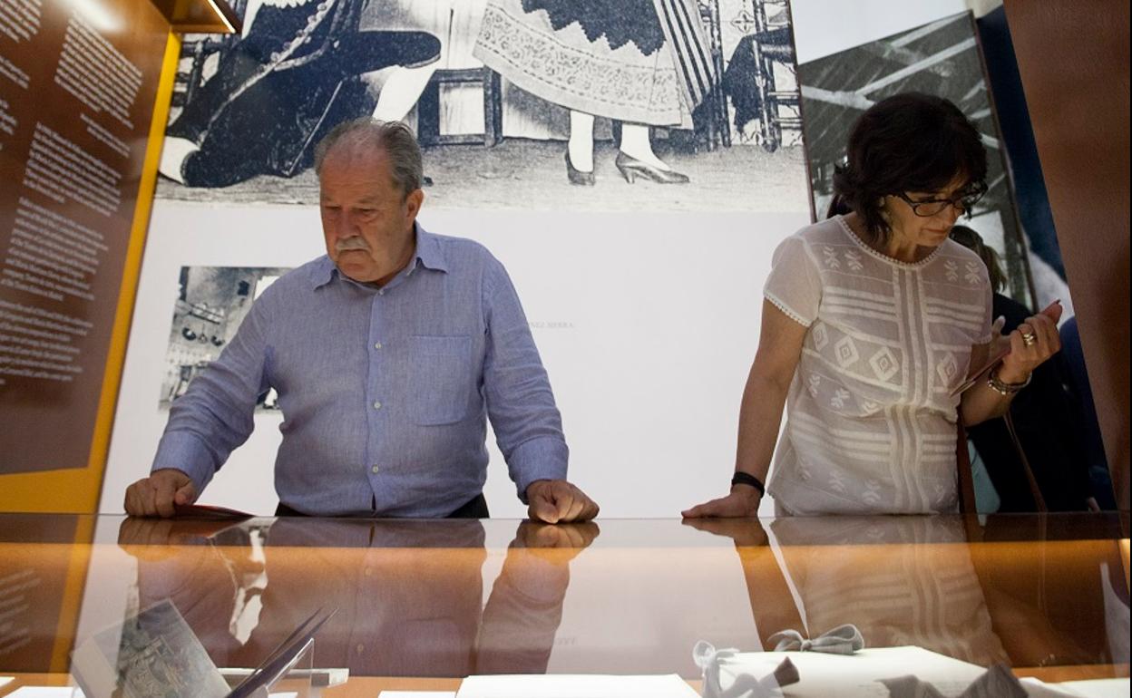 Visitantes en la exposición