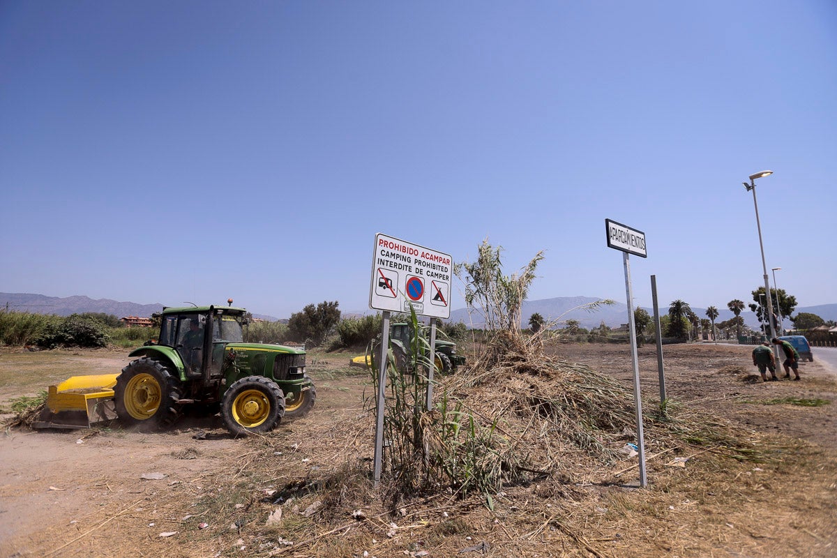 Fotos: Zona de playa Poniente que el Ayuntamiento quiere utilizar como aparcamientos