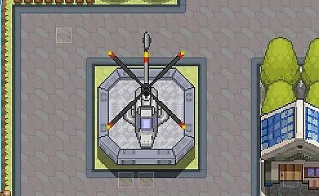 Representacón de la 'Rotonda del helicóptero' de Granada