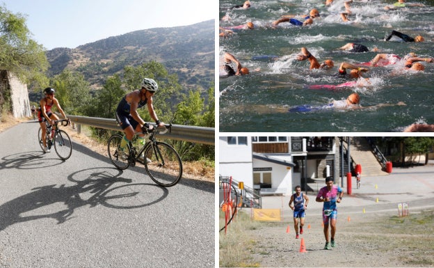 Fotos: Nos metemos e lleno en el espectacular triatlón de Sierra Nevada: así ha sido