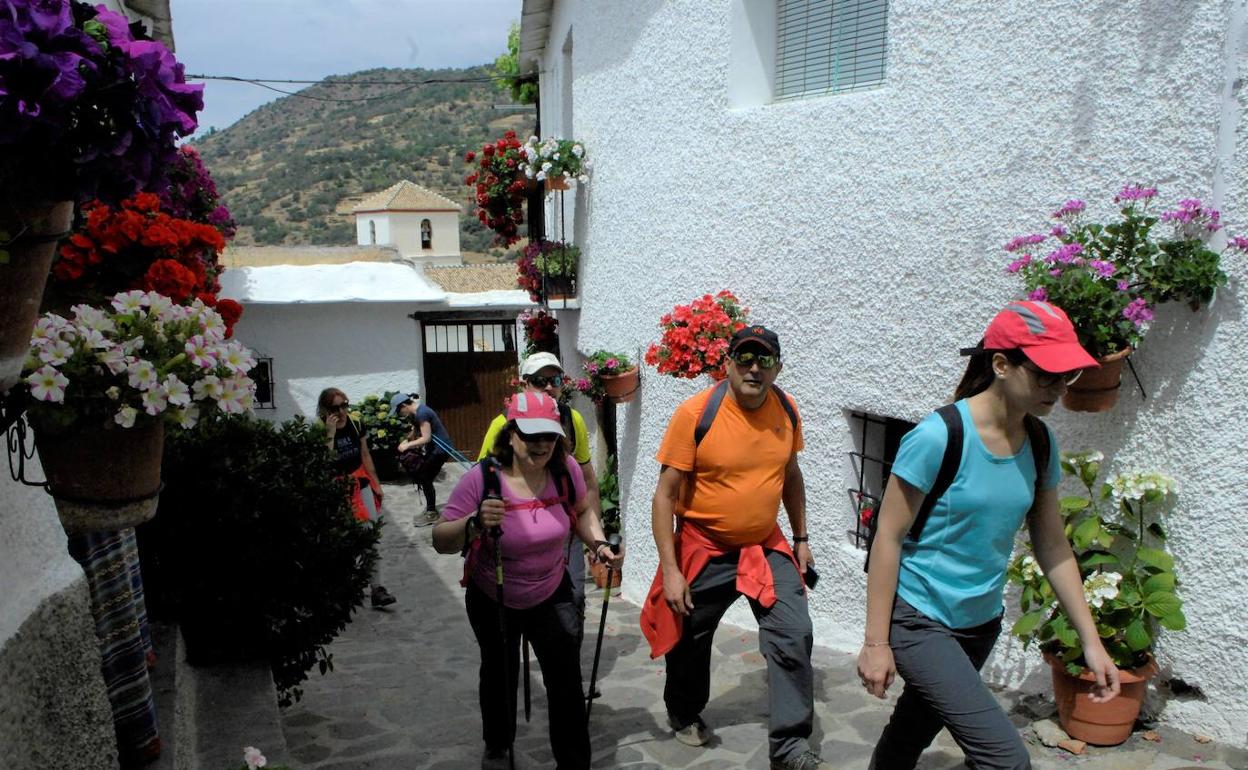Bubión, un municipio del Barranco de Poqueira muy florido, limpio y bonito