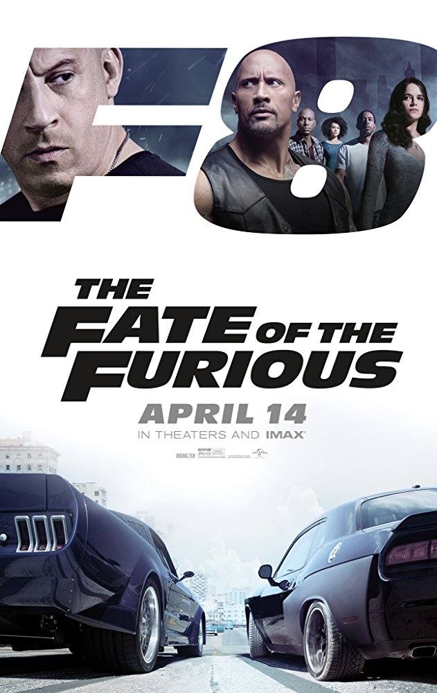 17. Fast and Furious 8. Recaudación: 1.236.000 dólares