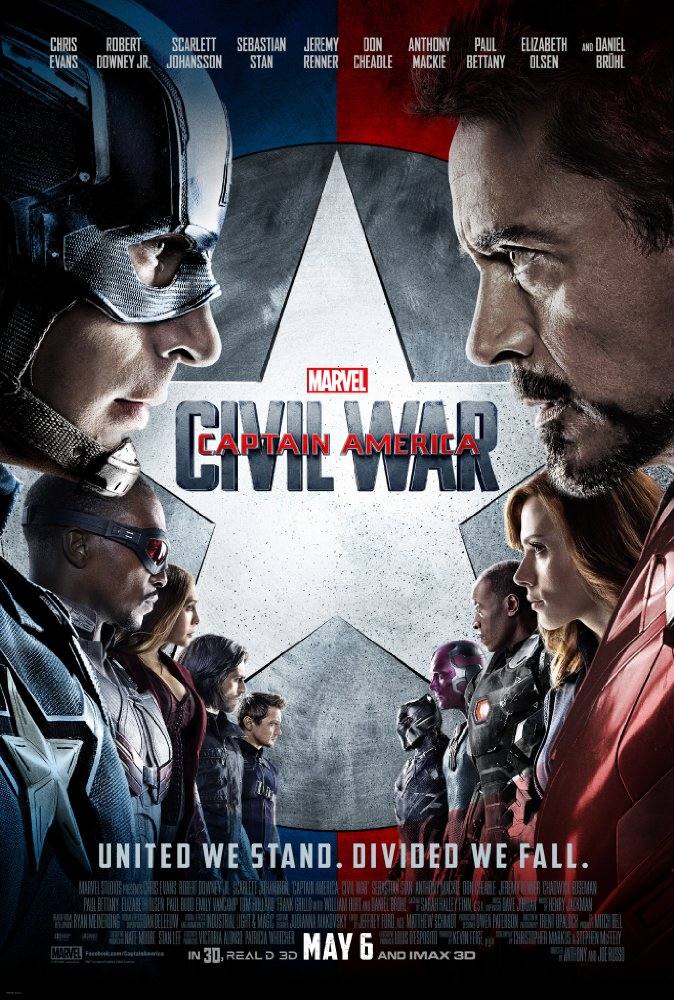 20. Capitán América: Civil War. Recaudación: 1.153.300 dólares.