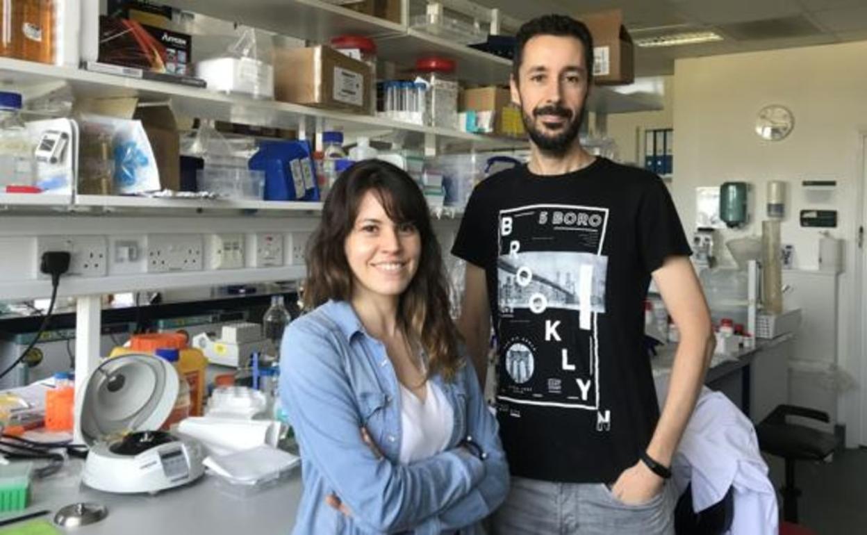 Clea Bárcena y Pedro Moral Quirós, miembros del equipo de investigación. 