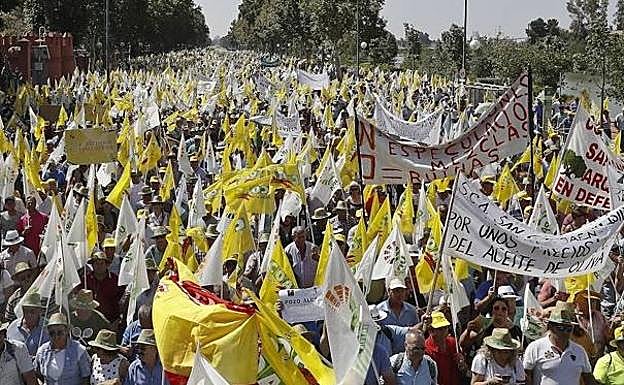 Manifestación del pasado día 9 en Sevilla. 