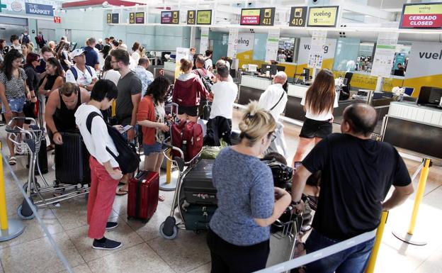 Vista del la terminal 1 del aeropuerto de El Prat. 