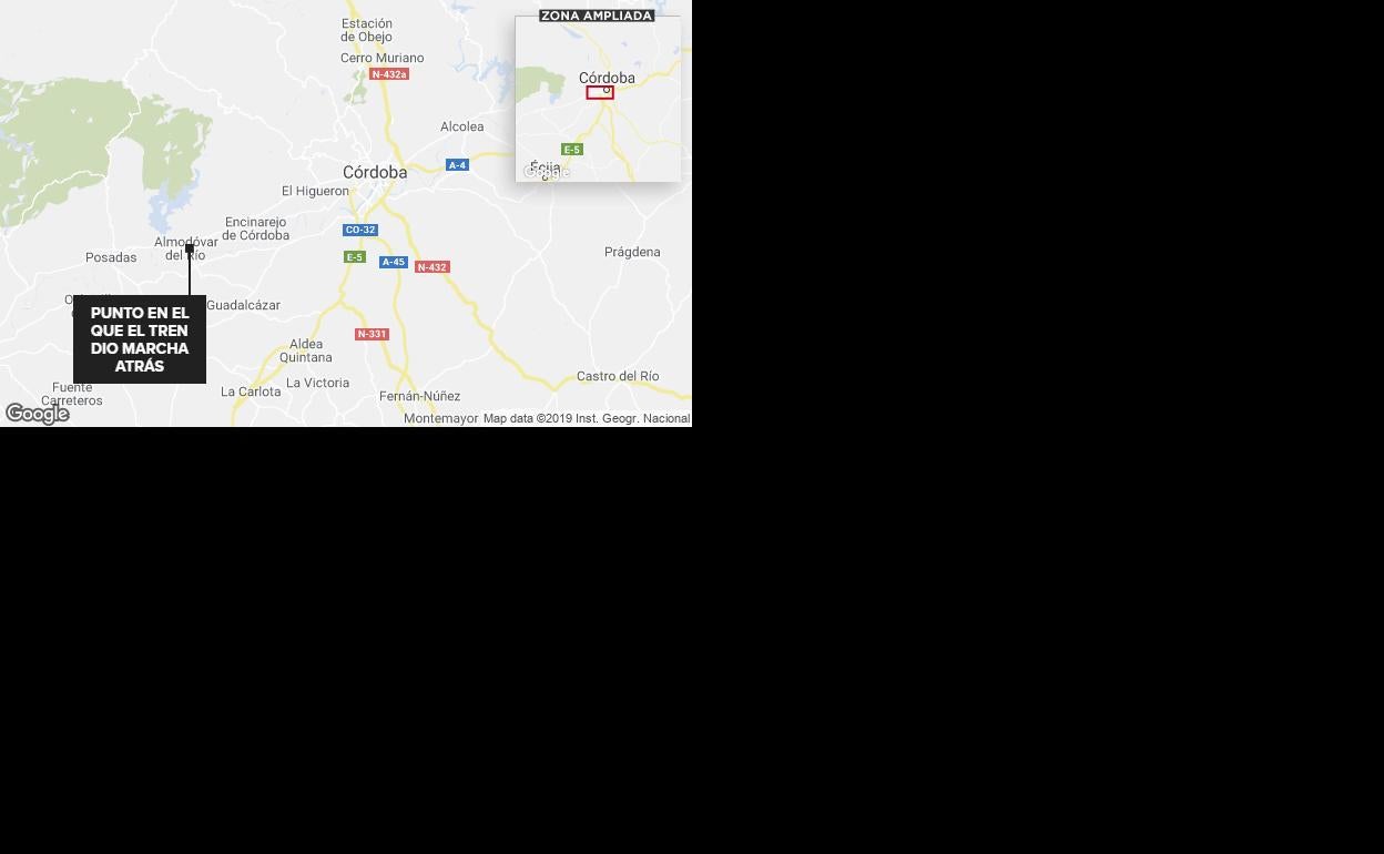 Error en el AVE a Granada: se desvió a Sevilla por un fallo de control de tráfico