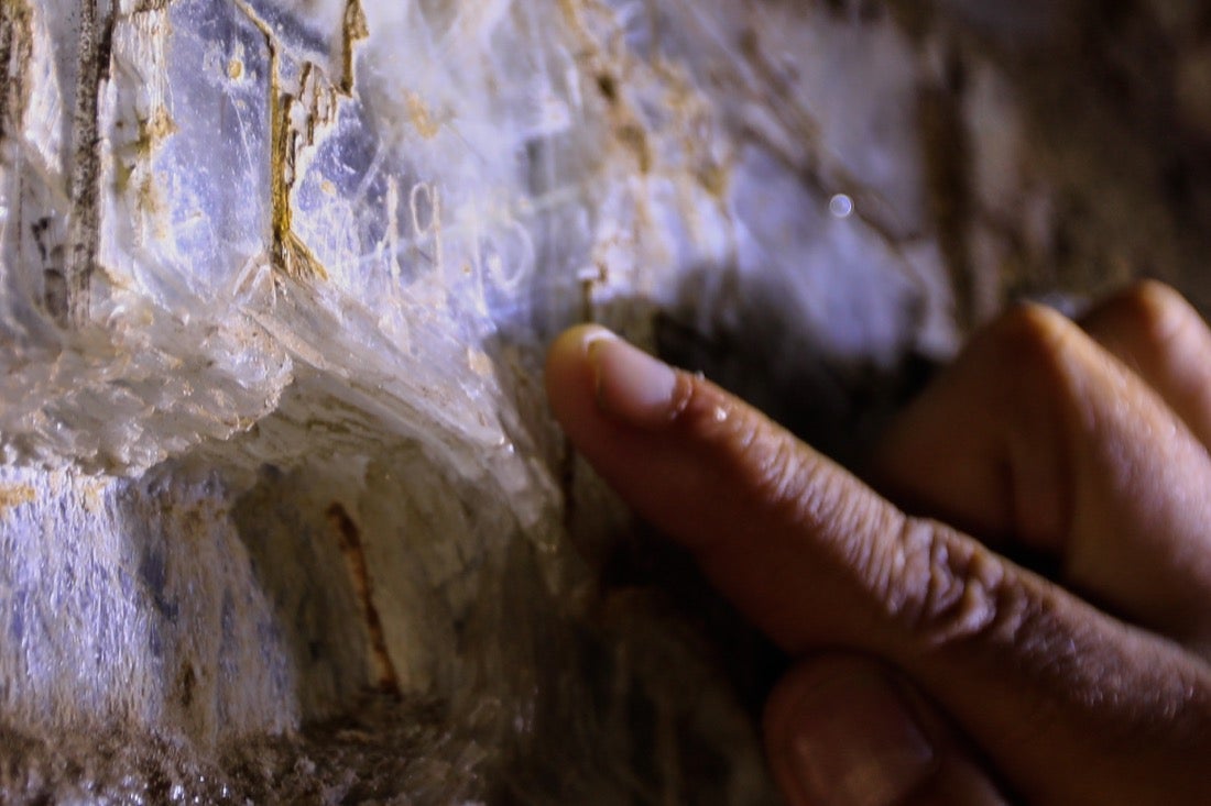 Así es el interior de la Geoda de Pulpí