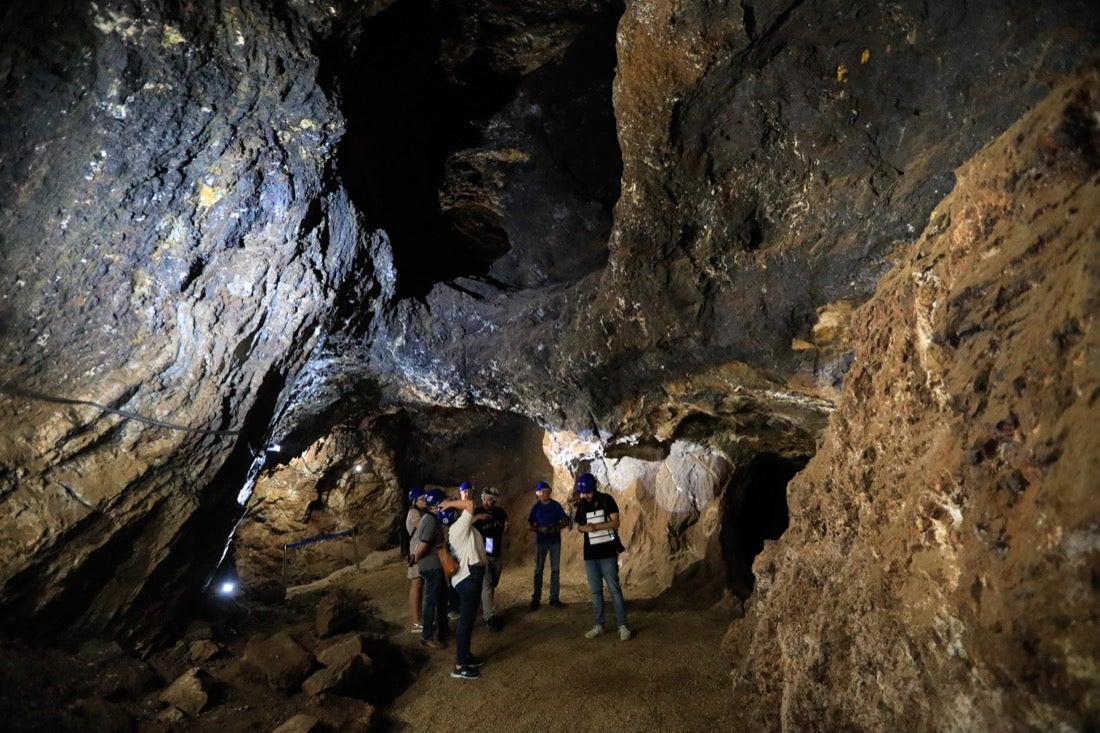 Así es el interior de la Geoda de Pulpí