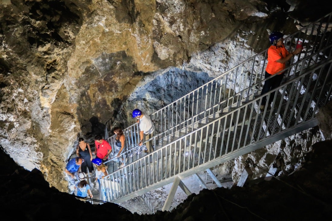 Así es el interior de la Geoda de Pulpí