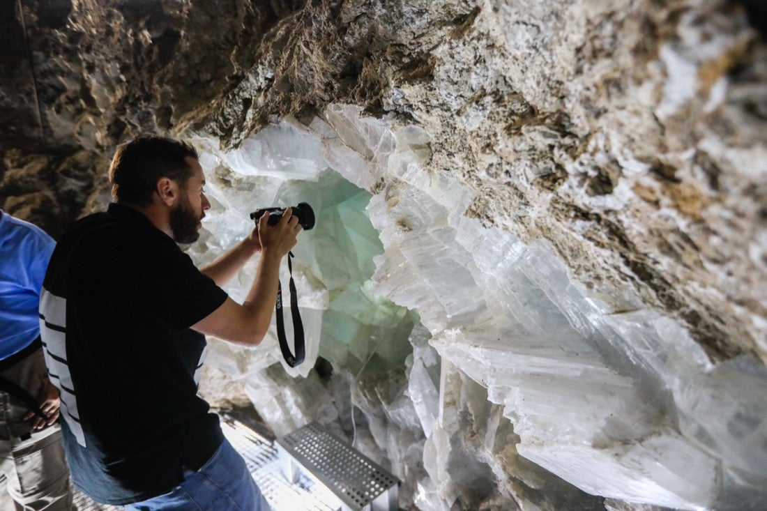 Así es el interior de la Geoda de Pulpí
