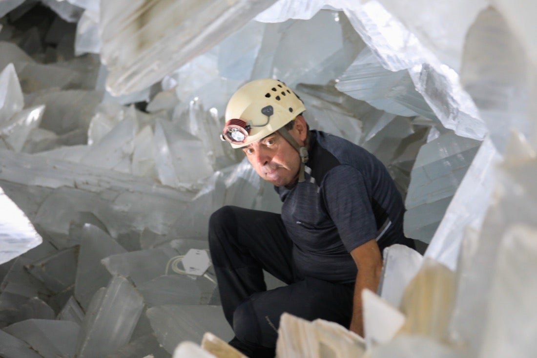 Así es el interior de la Geoda de Pulpí