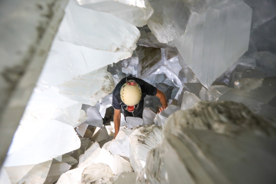 Así es el interior de la Geoda de Pulpí