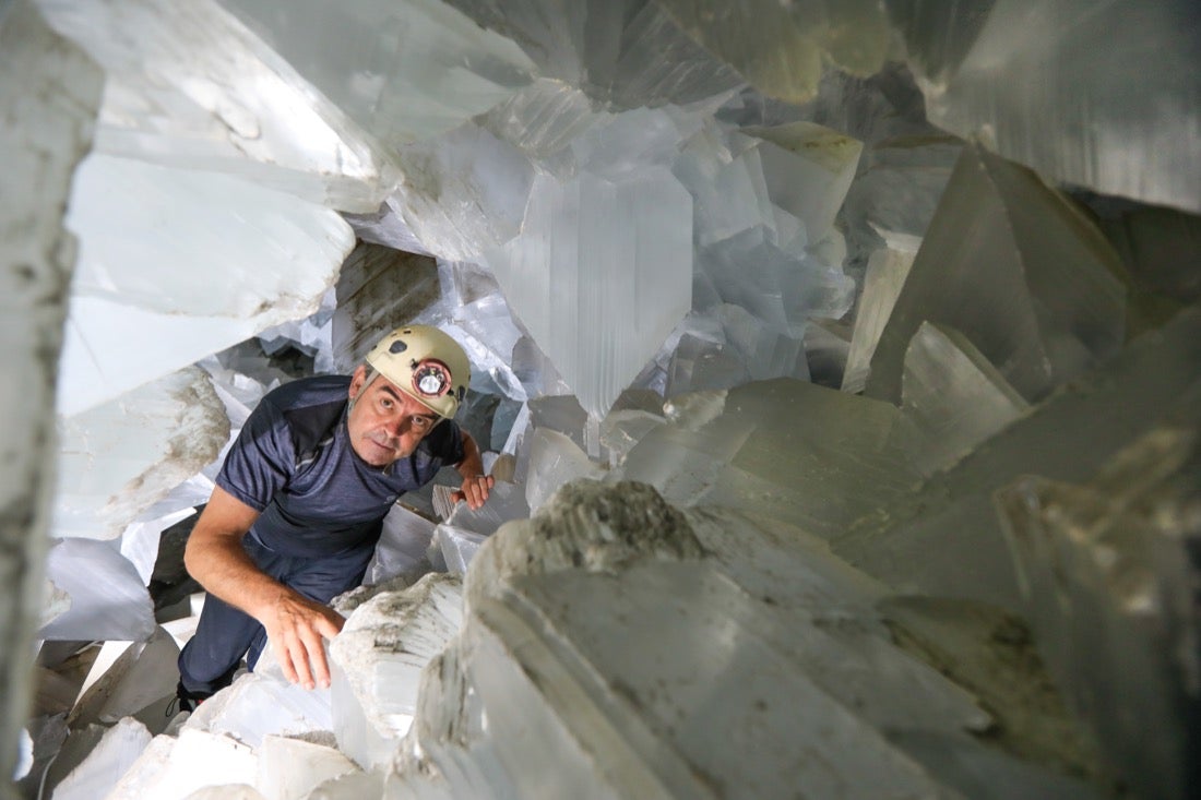 Así es el interior de la Geoda de Pulpí