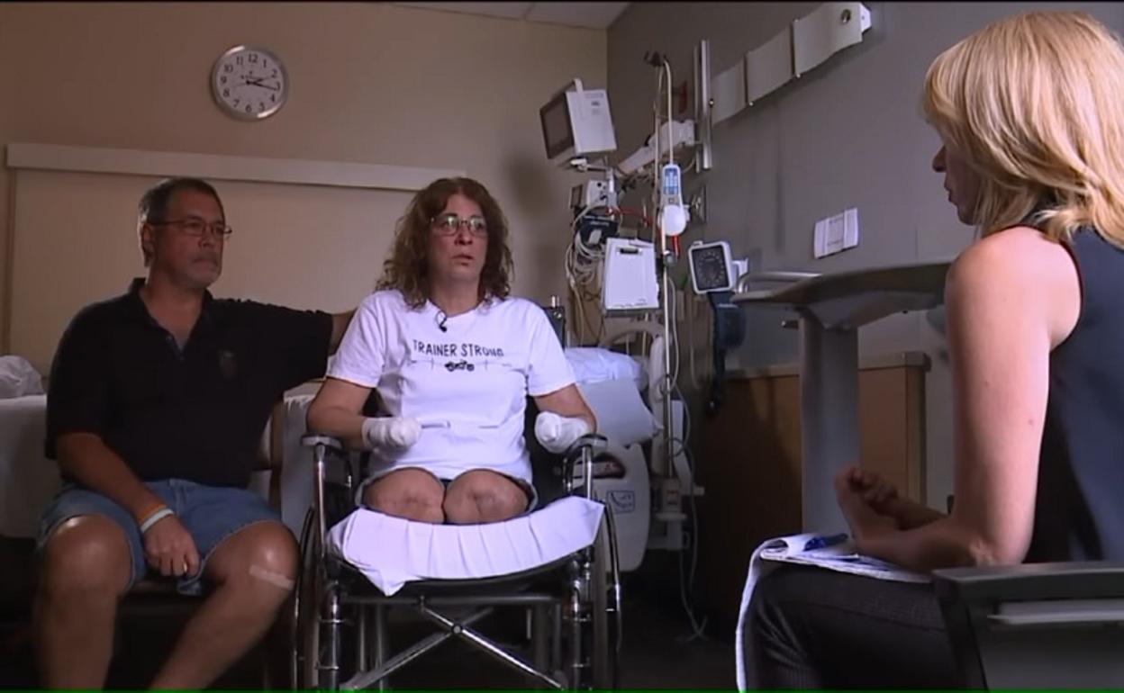 Marie Trainer en el hospital