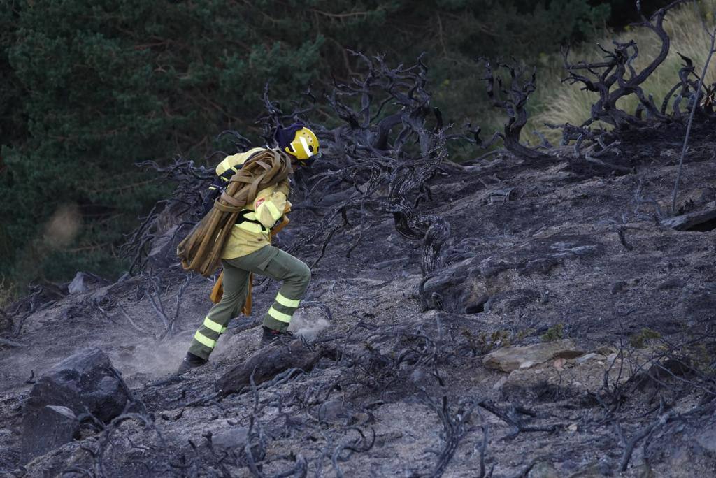 Fotos: Visitamos el lugar del incendio en Pradollano