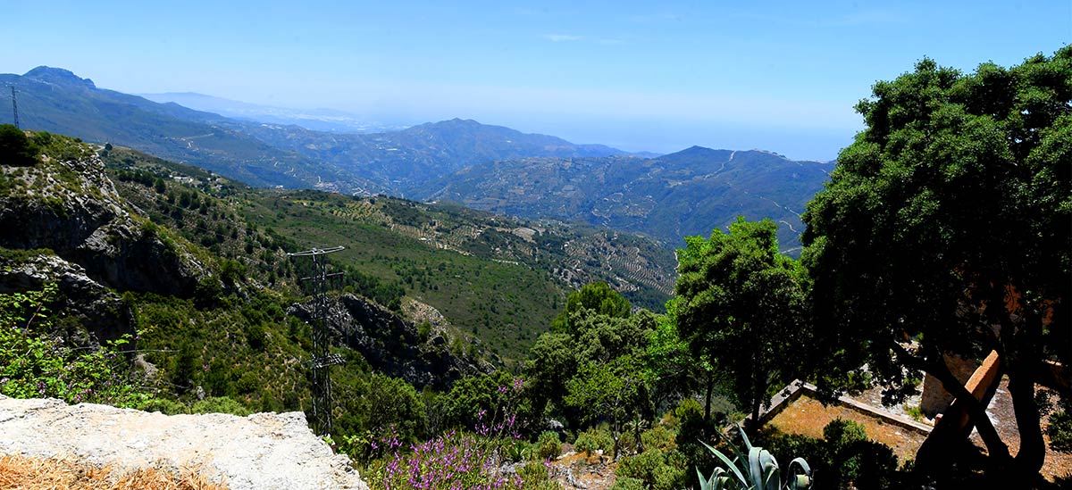 La antigua ruta de las diligencias y el tortuoso camino de Granada a la Costa en los años 60, una inmersión en tierras de paisajes quebrados que muestran múltiples ecosistemas y atesoran la historia de un territorio único 
