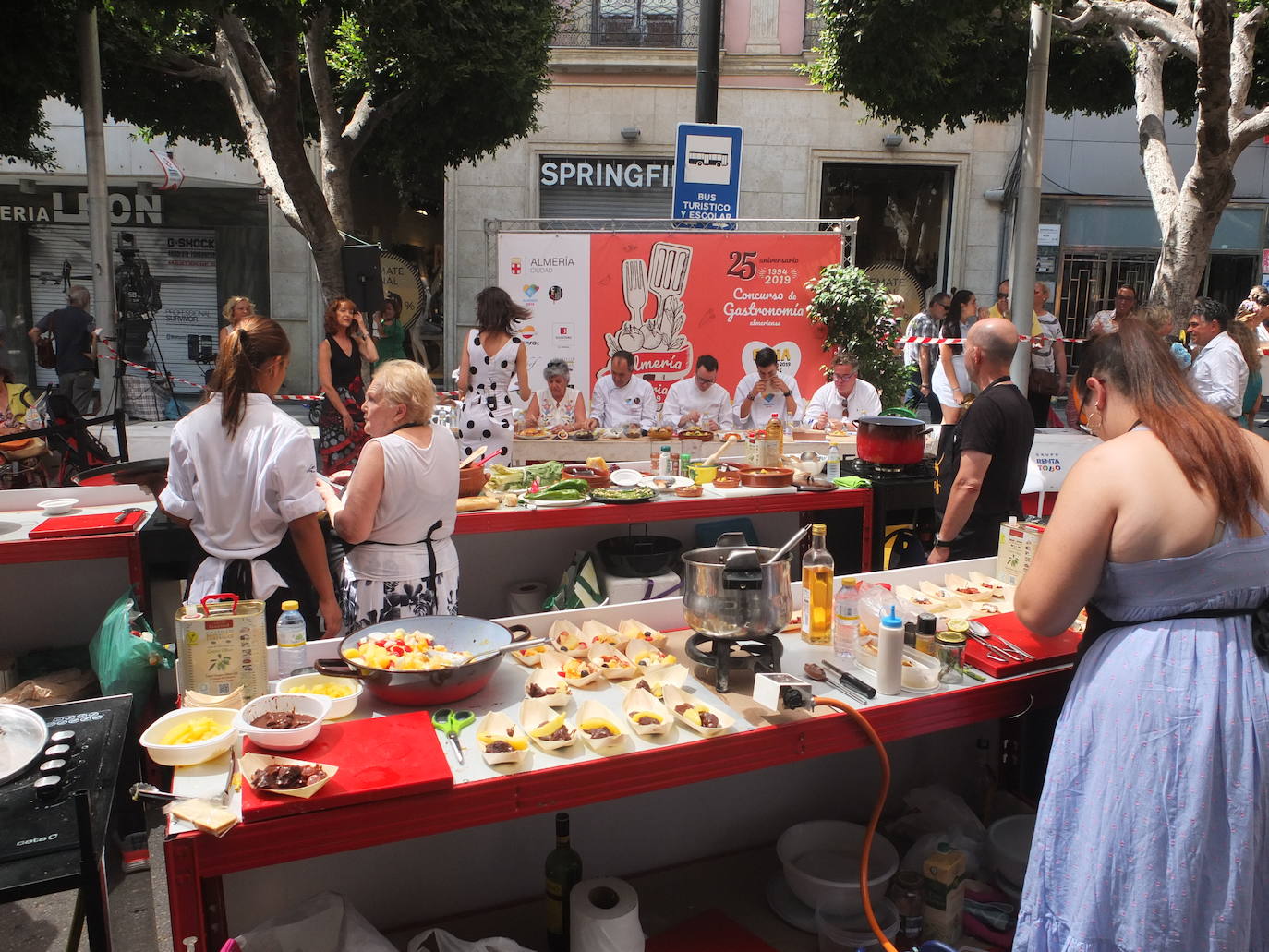 Final del concurso gastronómico