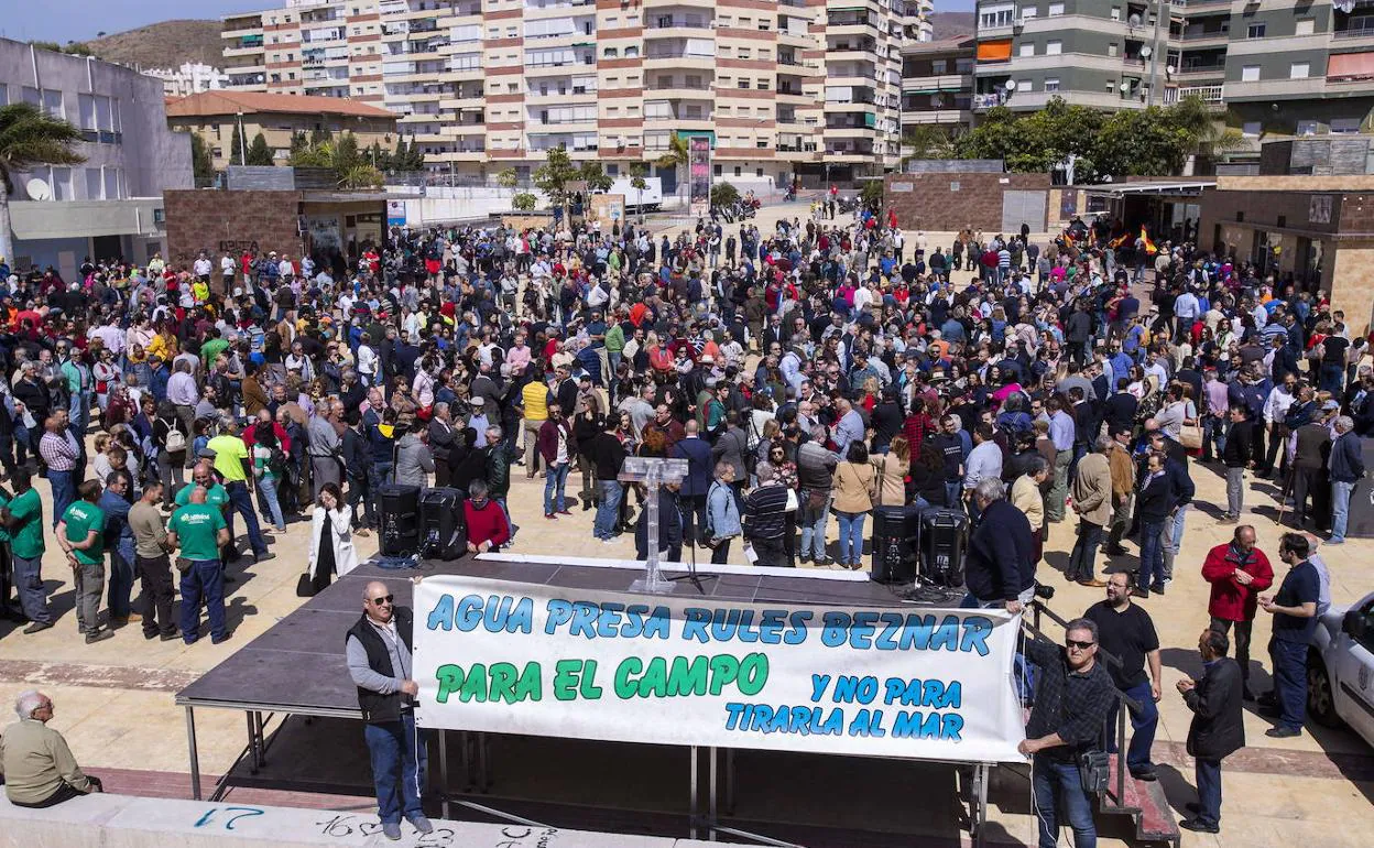 Imagen de archivo de una de las protestas de los agricultores