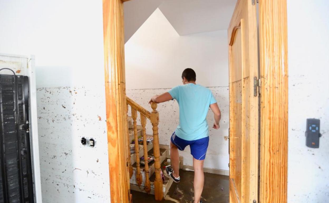 Estado de una vivienda de Ogíjares. 