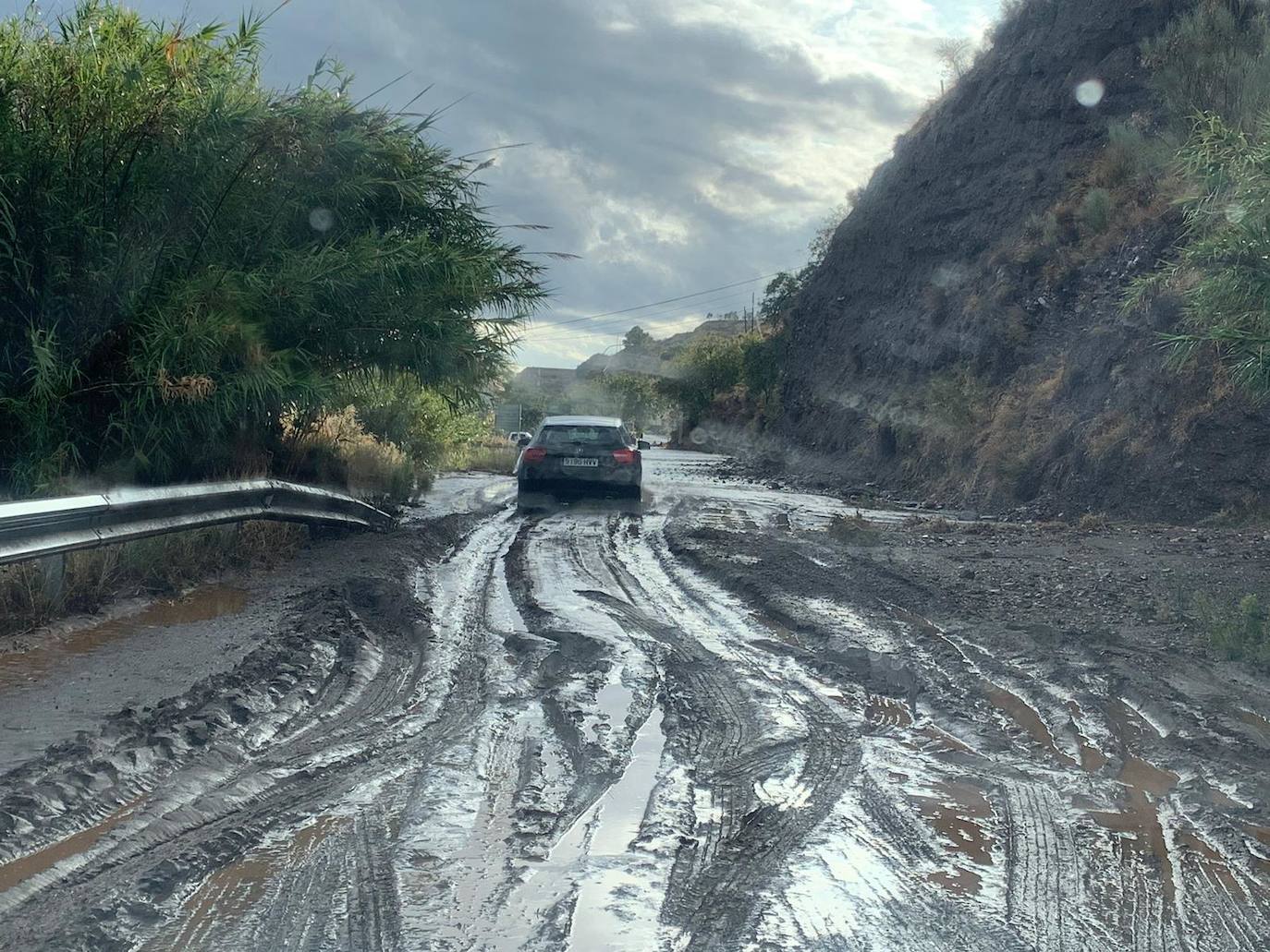 Efectos del temporal en Almanzora