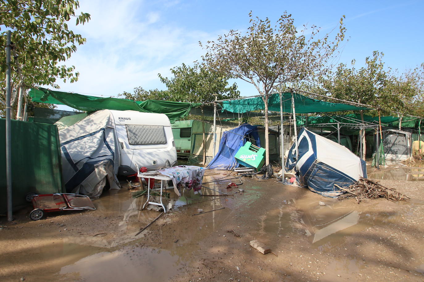 El temporal en Almería deja numerosos incidentes