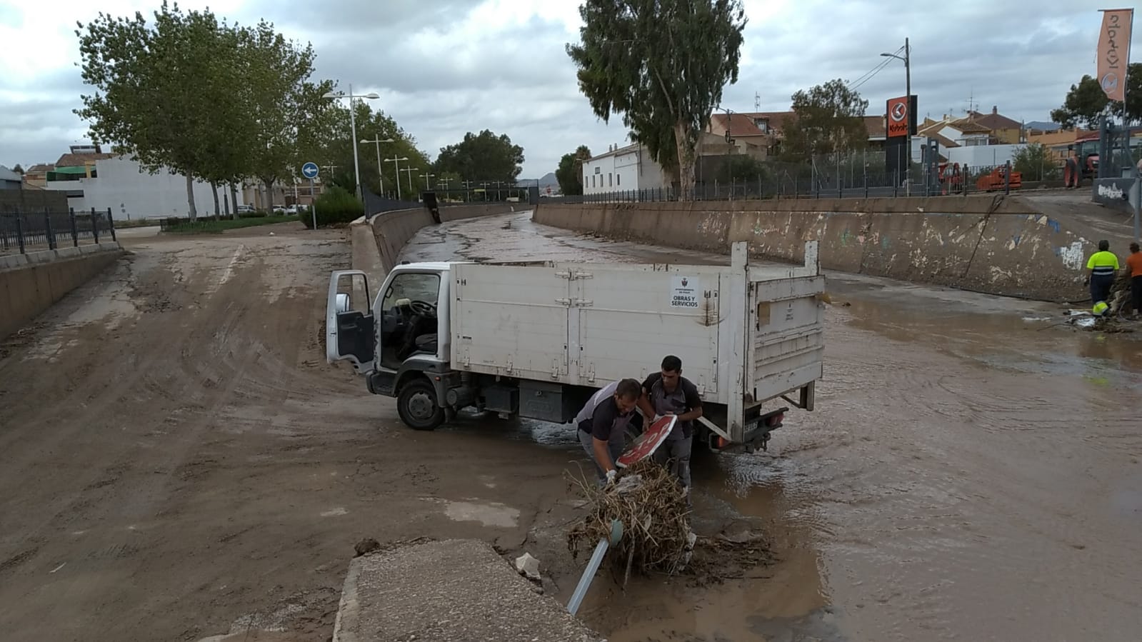 Efectos del temporal en Pulpí