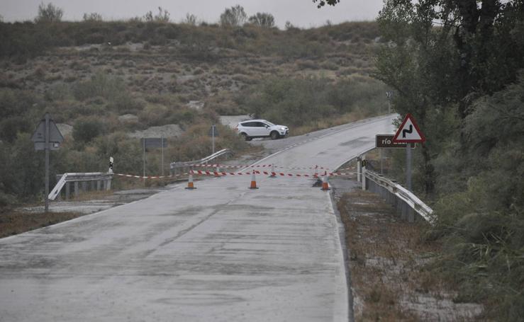 Las imágenes del temporal en Baza