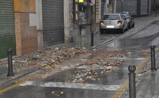 Galería. Las imágenes del temporal en Baza. 