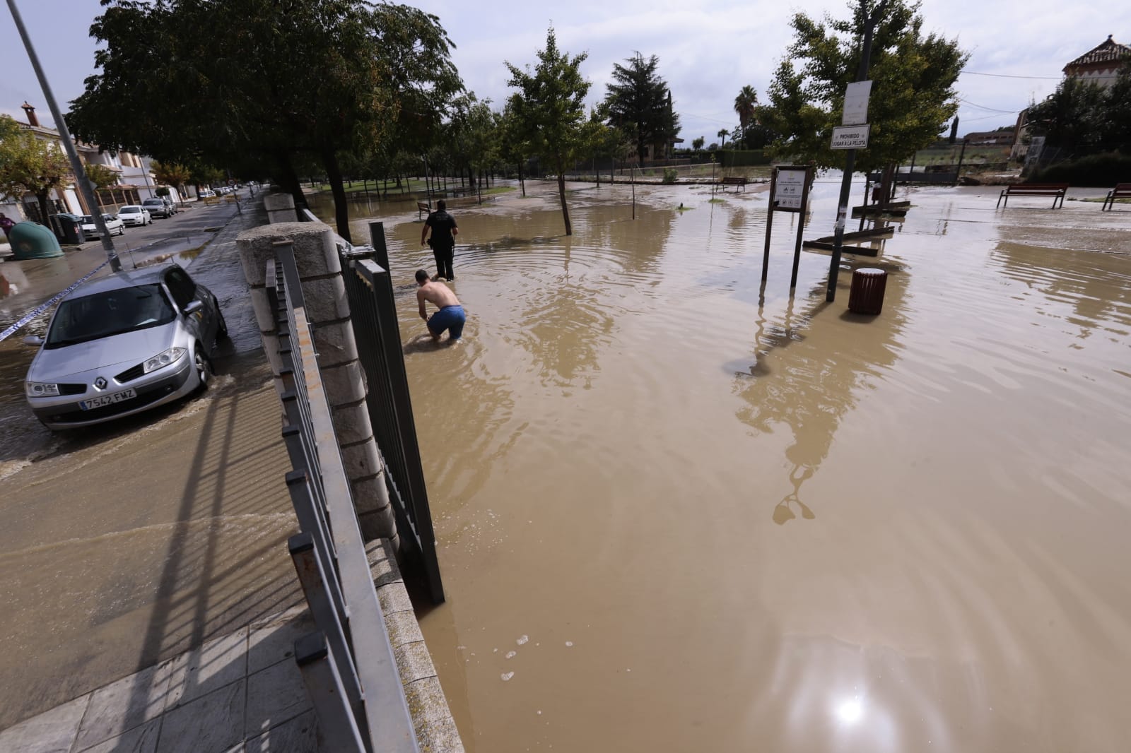 Santa Fe es otro de los municipios afectados por la tormenta