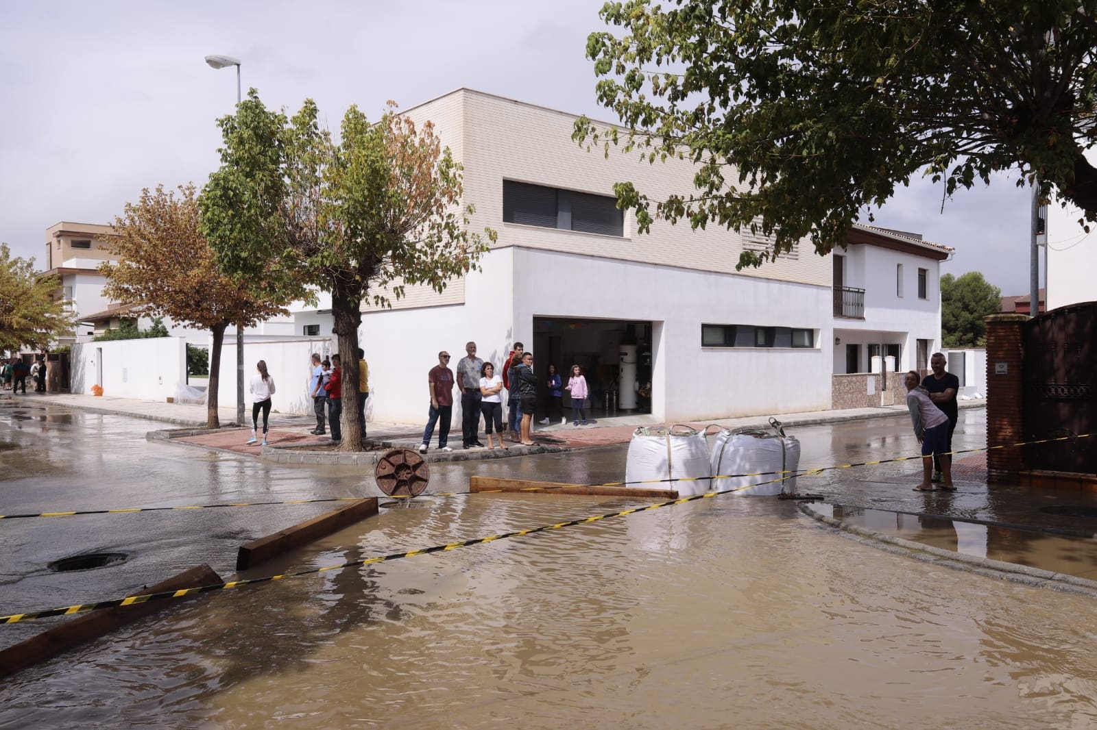 Santa Fe es otro de los municipios afectados por la tormenta