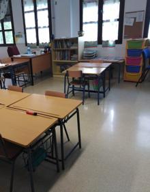 Imagen secundaria 2 - Aulas vacías en el colegio de Bérchules.