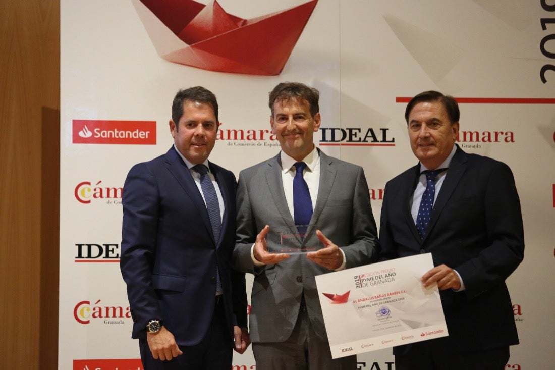 Al Ándalus Baños Árabes logró el galardón, en un acto organizado por las Cámaras de Comercio, IDEAL y Banco Santander 