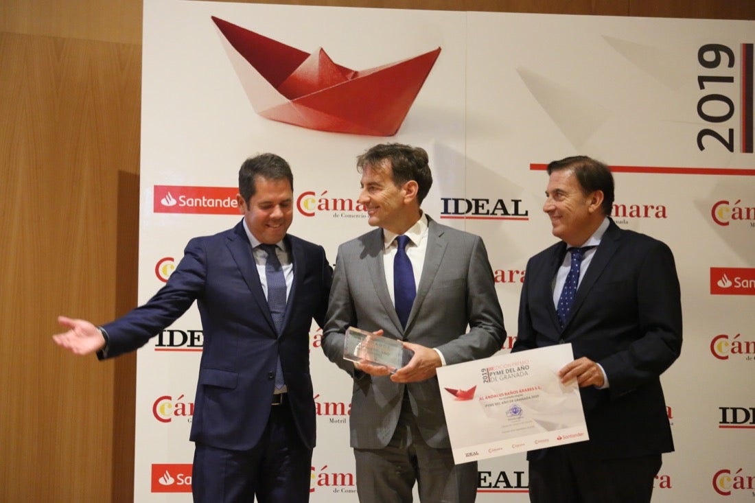 Al Ándalus Baños Árabes logró el galardón, en un acto organizado por las Cámaras de Comercio, IDEAL y Banco Santander 