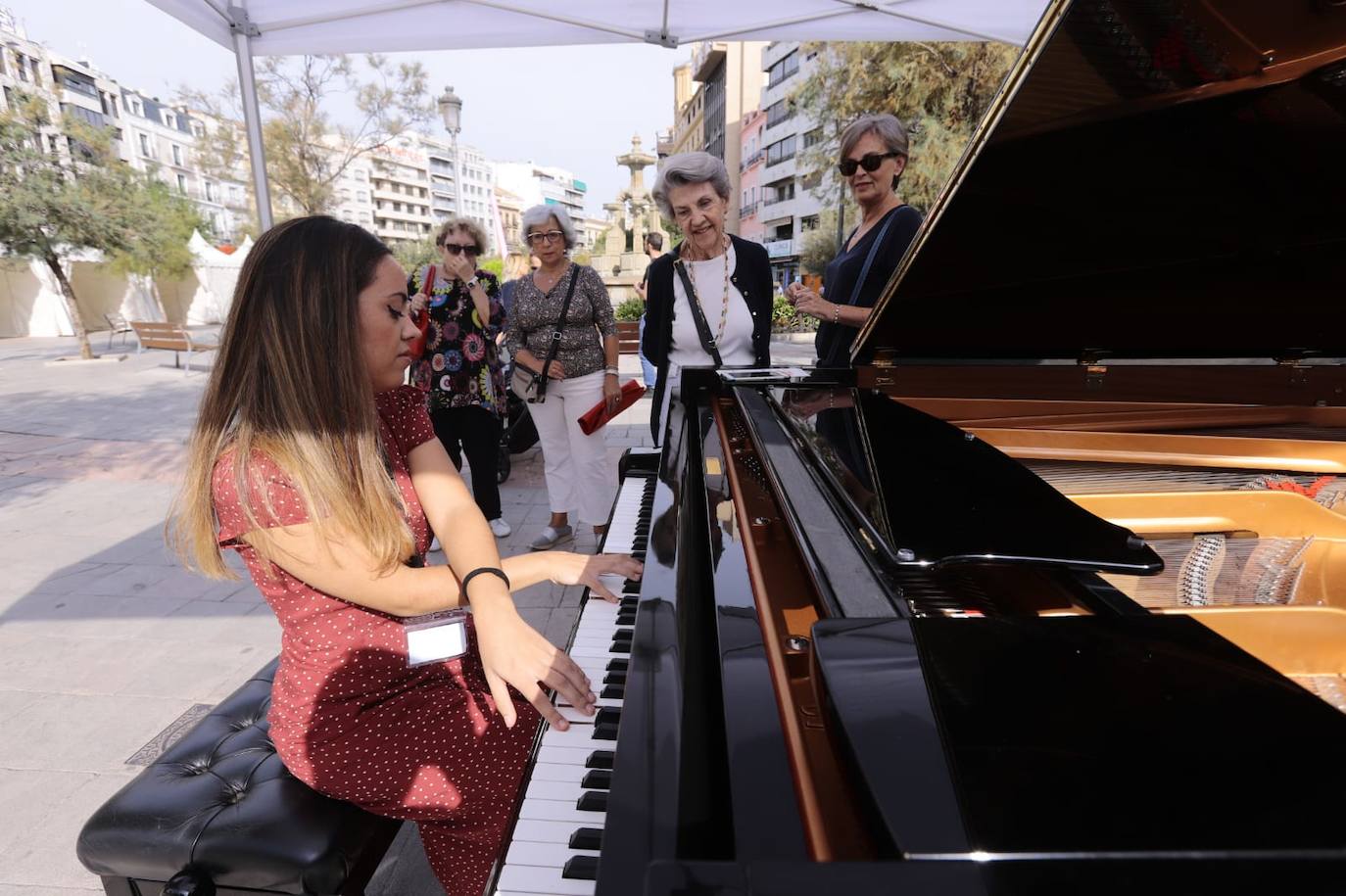 Estos instrumentos están ubicados en siete plazas emblemáticas de la ciudad, haciendo que la ciudad suene mejor