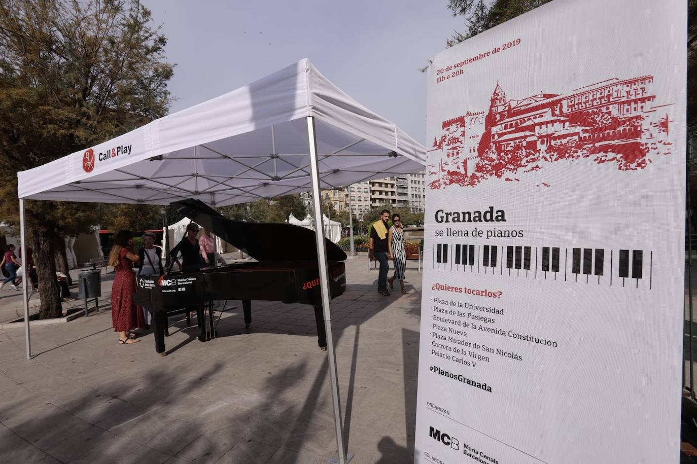 Estos instrumentos están ubicados en siete plazas emblemáticas de la ciudad, haciendo que la ciudad suene mejor