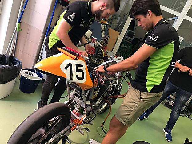 Preparando la máquina para la prueba