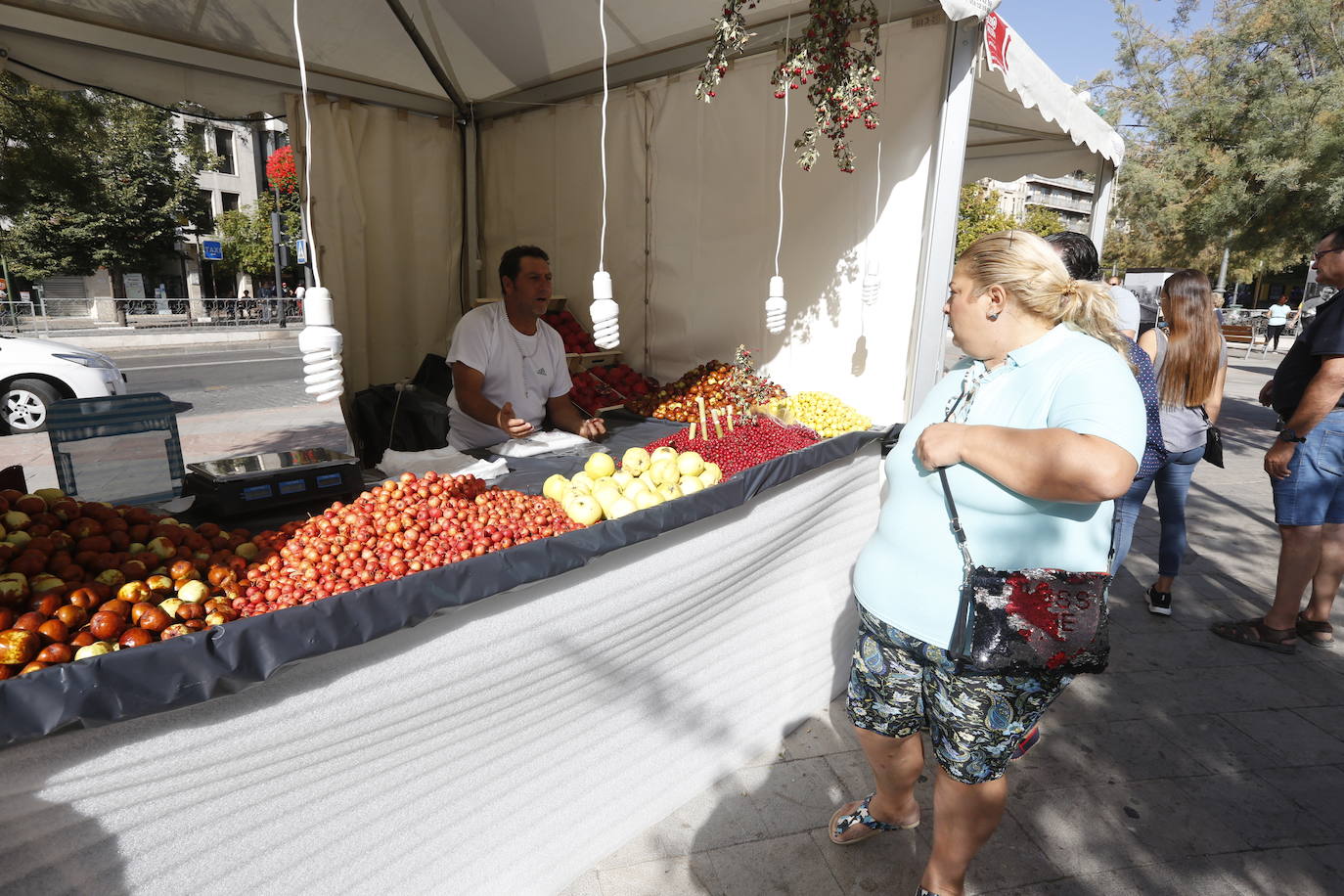 La Romería de San Miguel en el Albaicín y los puestos en la Carrera anticipan una tarde espléndida de devoción a la Virgen de las Angustias 