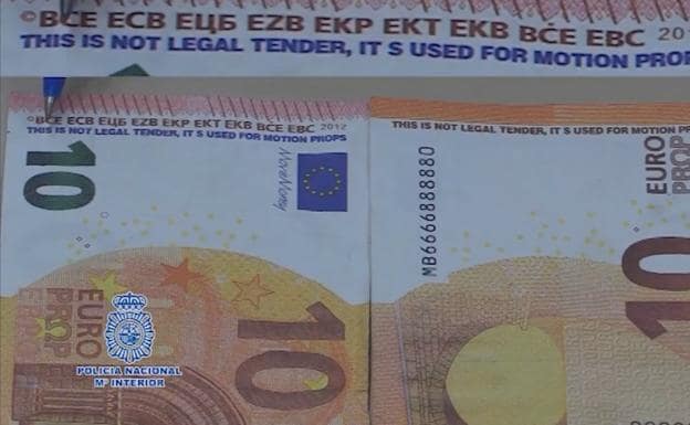 Plaga de billetes falsos de 10 euros en España: la Policía explica cómo detectarlos