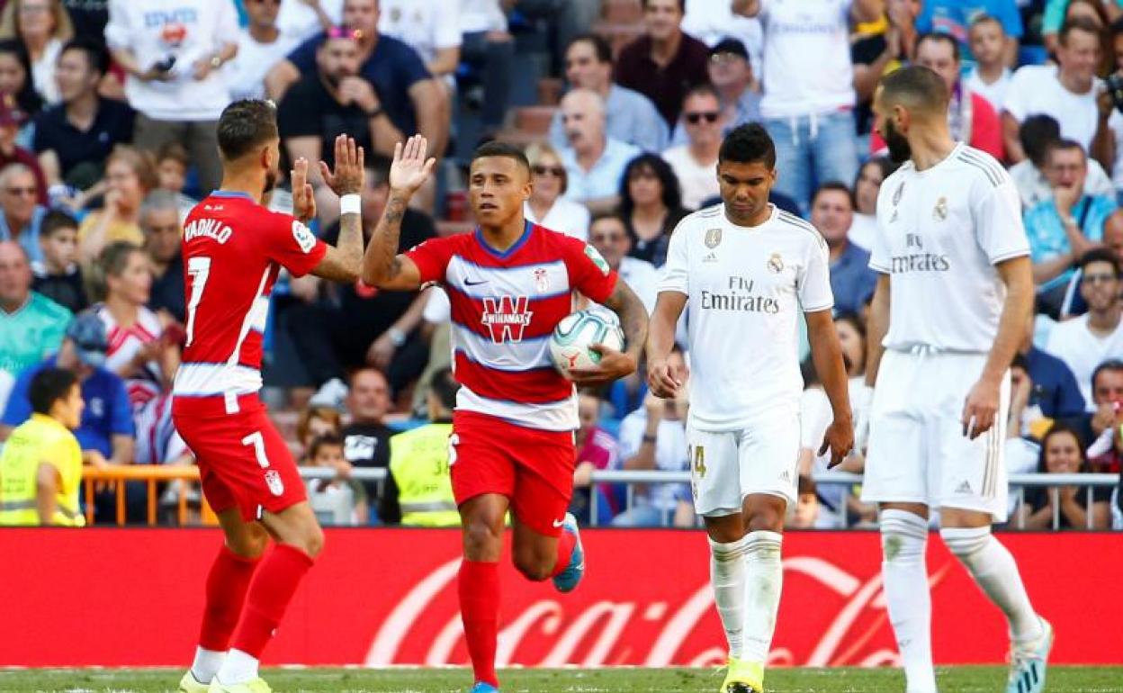 Real Madrid-Granada: los rojiblancos inquietan al Bernabéu pero pierden seis jornadas después