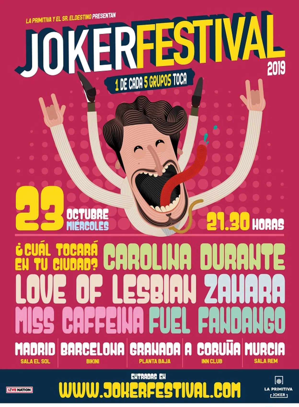 Vuelve 'Joker Festival', el concierto en el que no sabes quién va a tocar hasta que se levanta el telón 