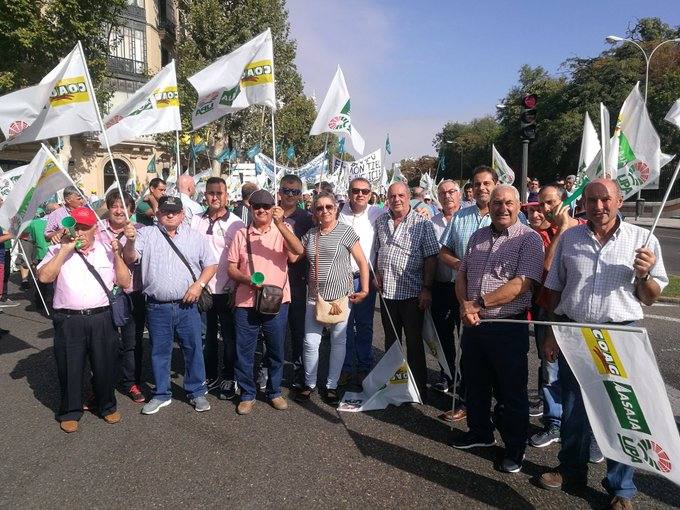 Así se está viviendo la manifestación por los precios del aceite