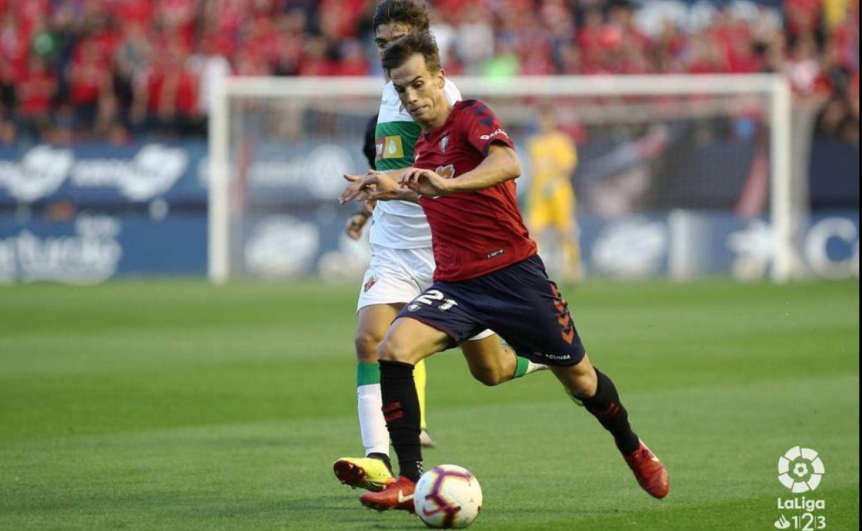 Íñigo Pérez está deseando volver a jugar con el Osasuna tras su lesión. 
